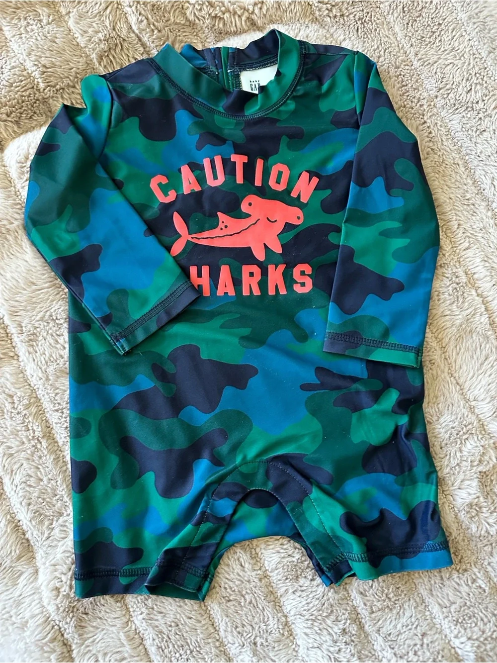 Hurley Boys Multi-Color Swim Tops and Camo Rashguard